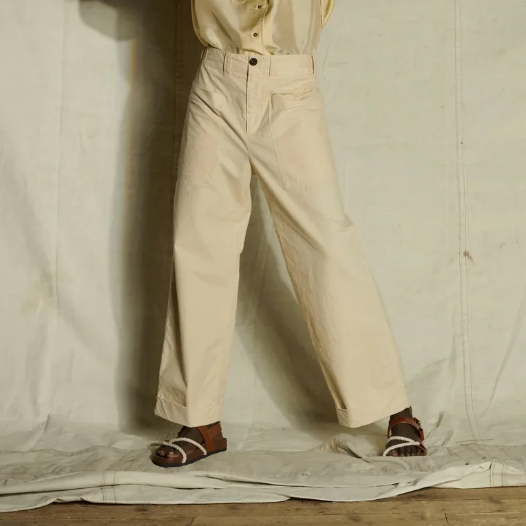 Vintage Style Deals Thabor Pants (Cream)