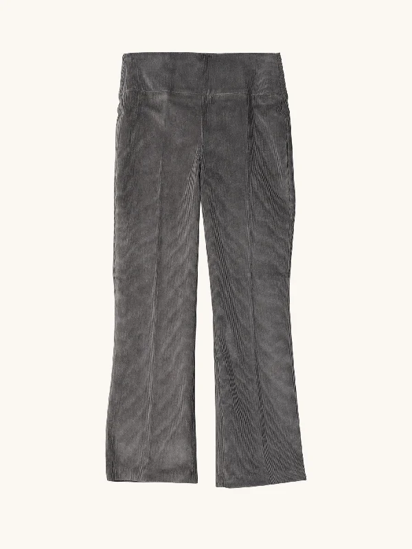 Chic Style Discounts Crop Flare Corduroy Pant