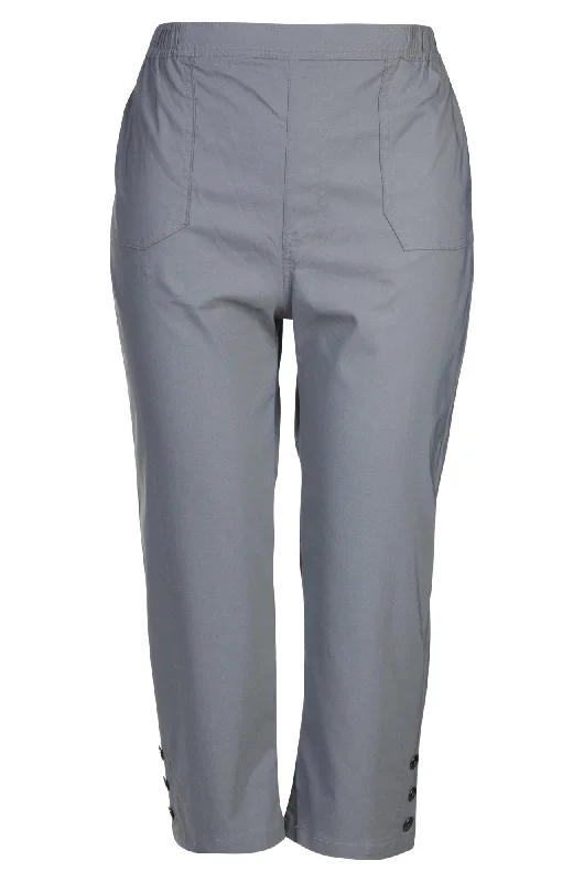 Find Your Unique Flair Micro Stretch Mid Calf Pants | GRAPHITE | 2143A1