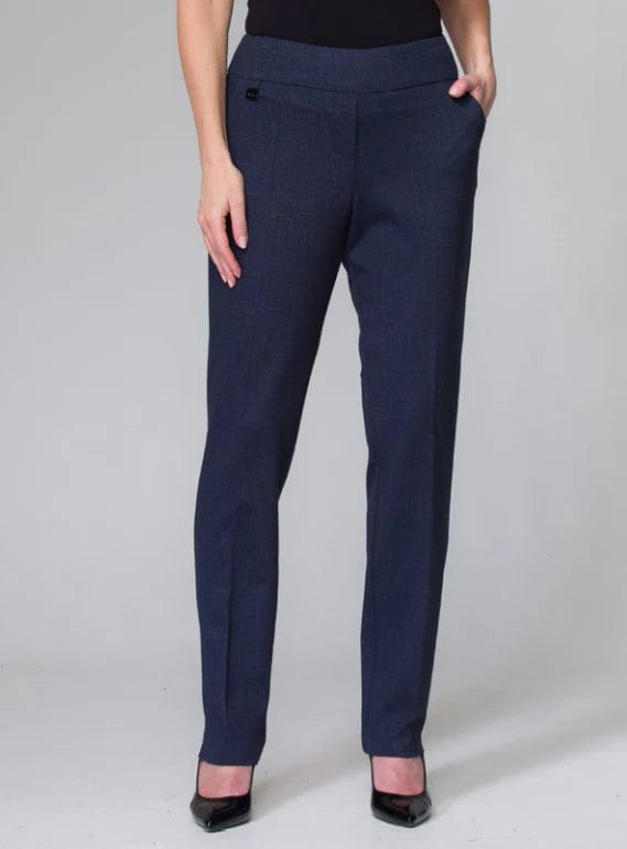 Limited Time Lasania Navy Grey Pull On Elastic Waist Pants - 308