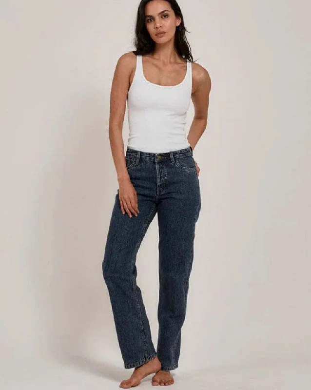 Sophisticated Street Style Offers Rachel Mid Straight Jean