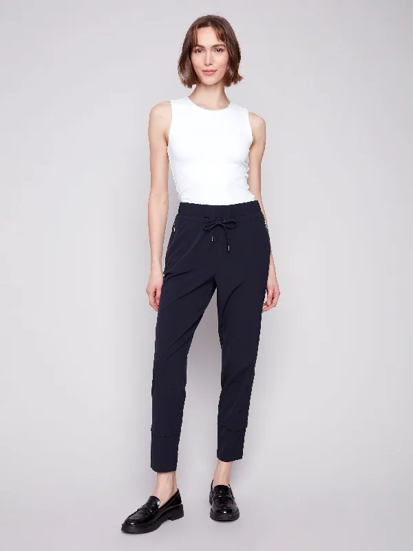 Latest Trends Techno Pants - Navy