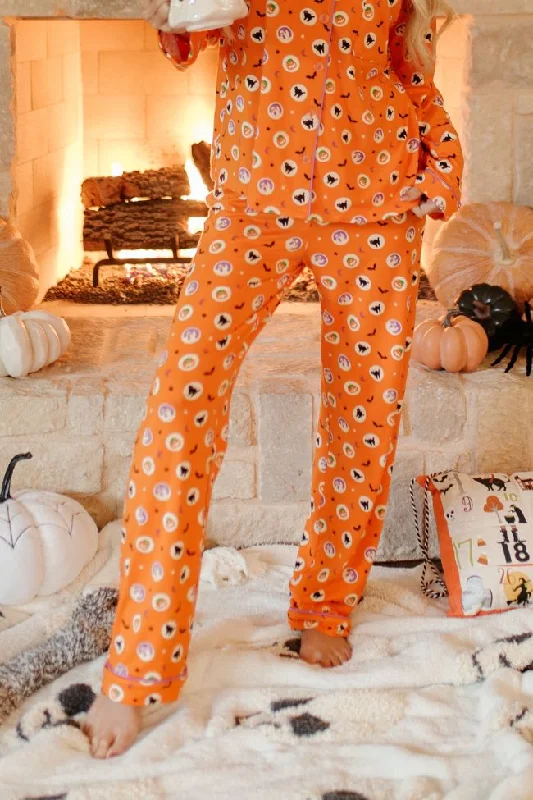 Fresh Styles, Fresh Deals Creepy Cute Halloween Cookie Bamboo Pajama Pants FINAL SALE