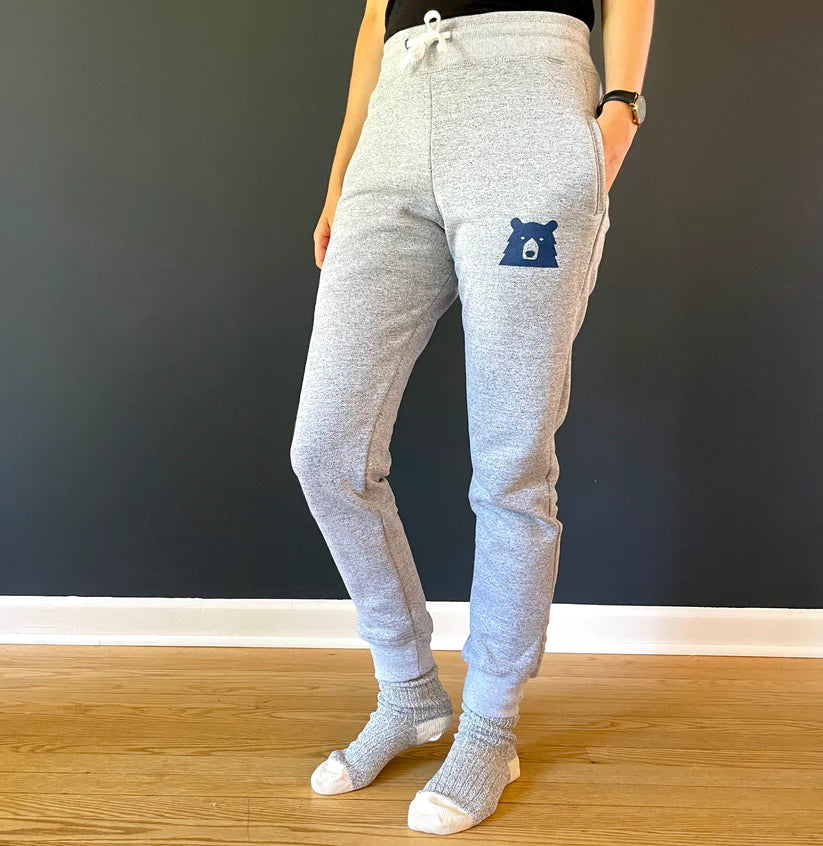 Bid Farewell To The Old Season Jogger Fit Sweatpants (Ash Marl + Navy)