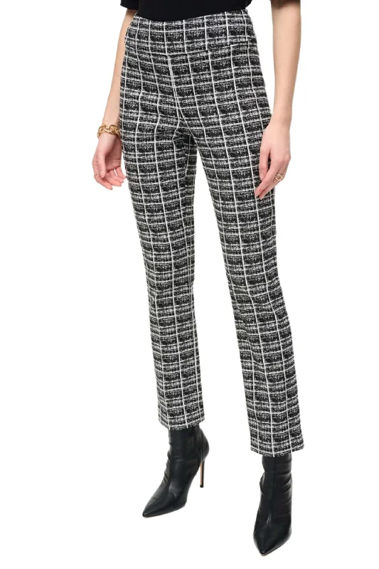 Urban Fashion PLAID PULL ON PANT - 243130JR