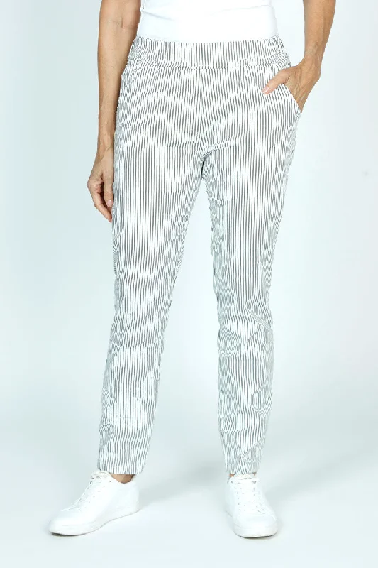 Huge Markdowns Organic Rags Stripe Ankle Pant