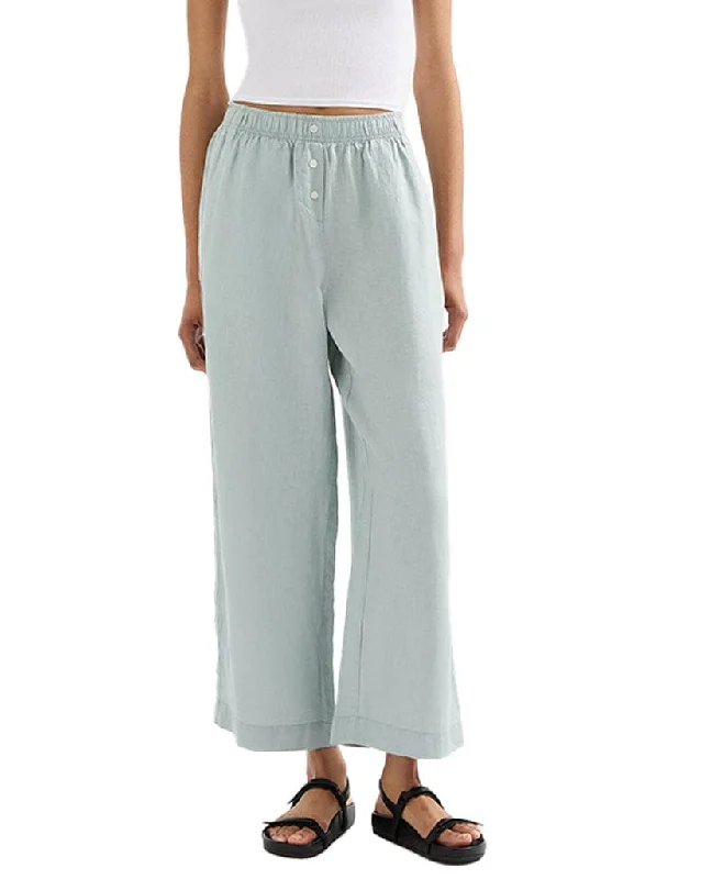 Valentine's Special Lounge Linen Crop Pant