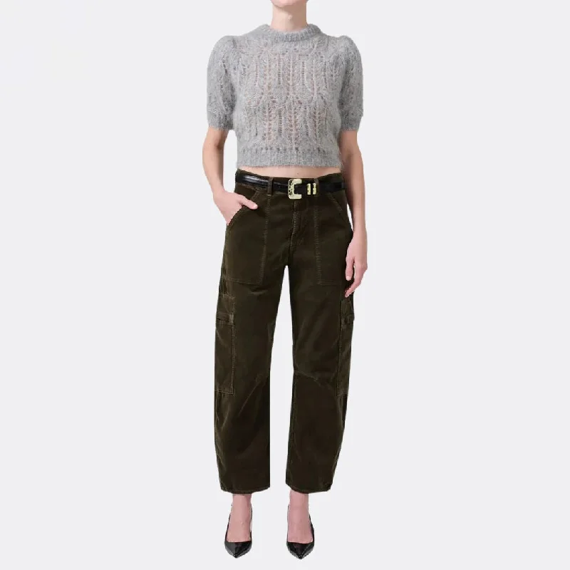 Season Sale Marcelle Low Slung Corduroy Cargo