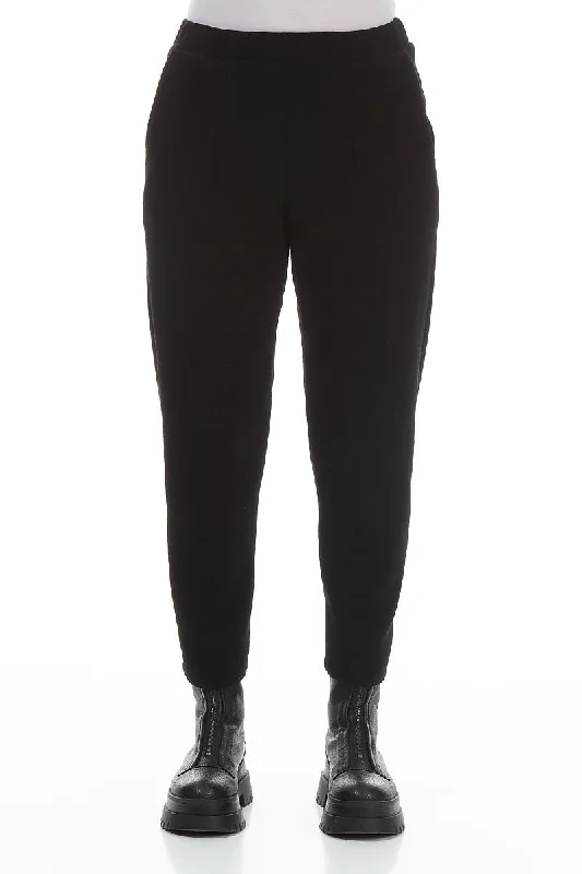 Special Offer For You Black Cotton Jersey Track Pants