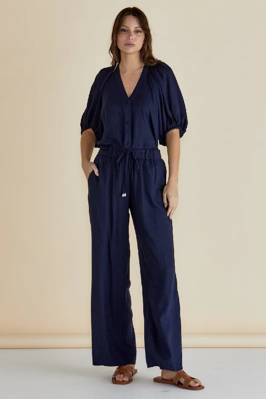 Exclusive Designer Style Deals Betty Basics Tamara Pant Dark Blue