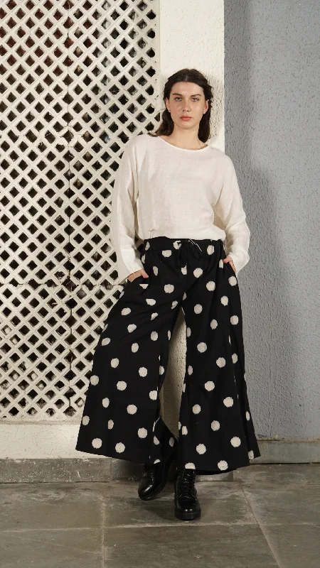 Save Big Mary Linen Blend Pant in Onyx